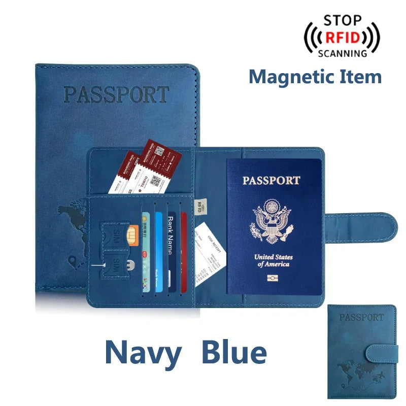 Premium Passport Holder - Travel Wallet Organizer for Women & Men