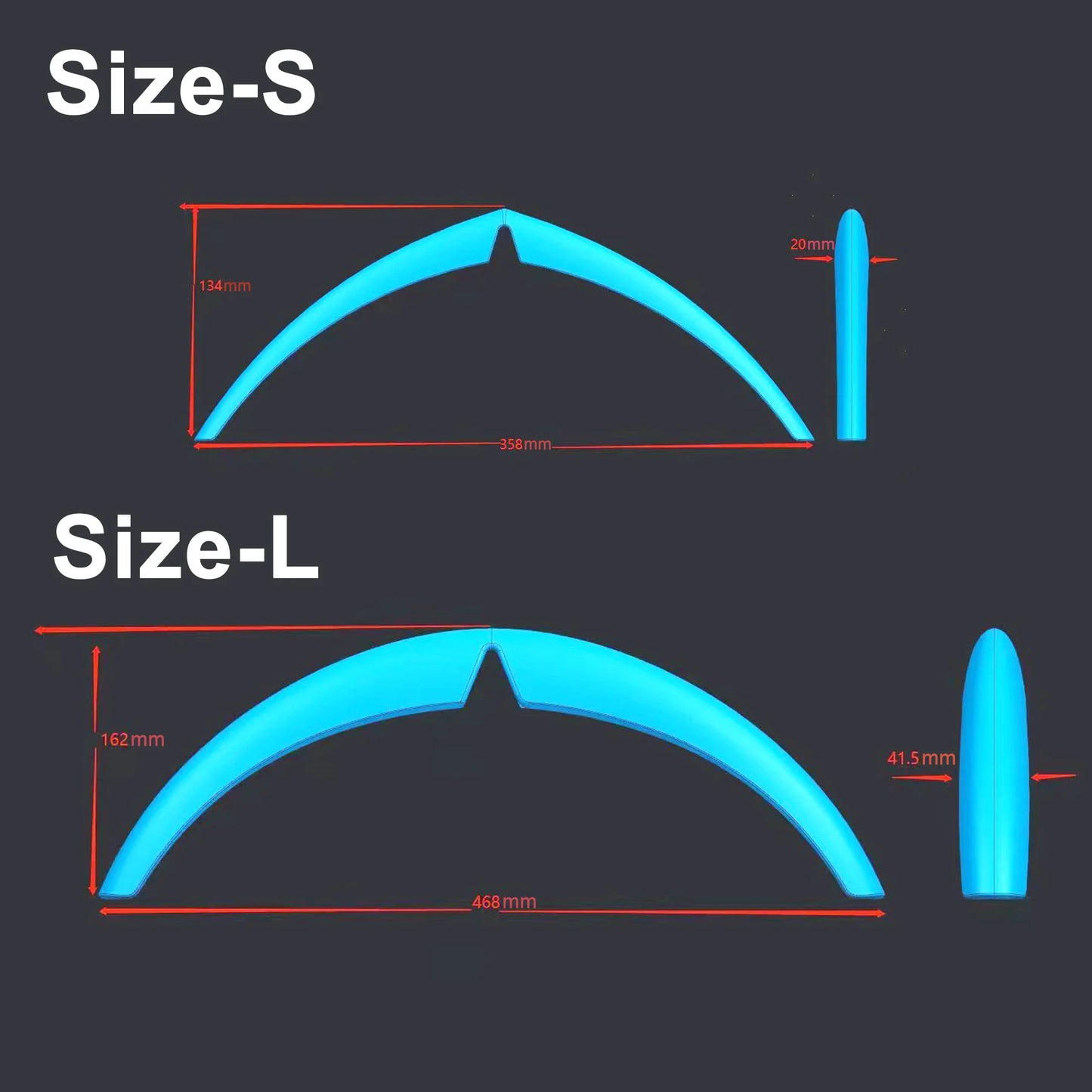 Surfboard Nose Guard - TPE Longboard Tip Protector with 3M Adhesive