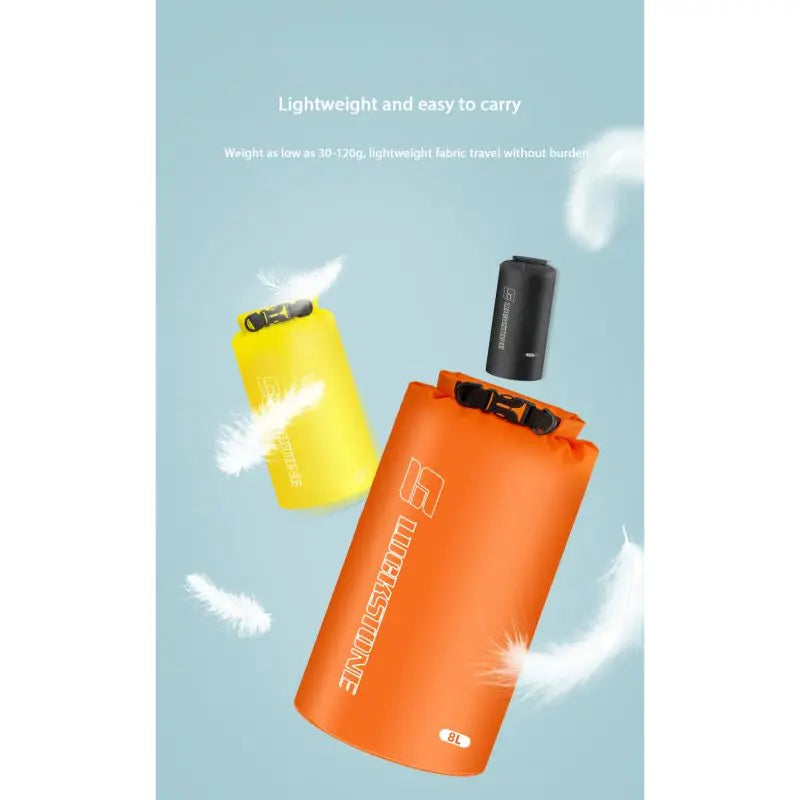 GZYF Waterproof Dry Bag - Ultralight Storage for Water Sports (3L-75L)