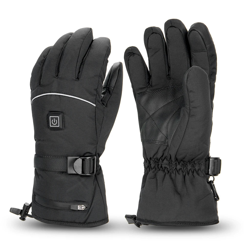 DUHAN Rechargeable Heated Gloves - Waterproof Winter Thermal Gloves with Touch Screen