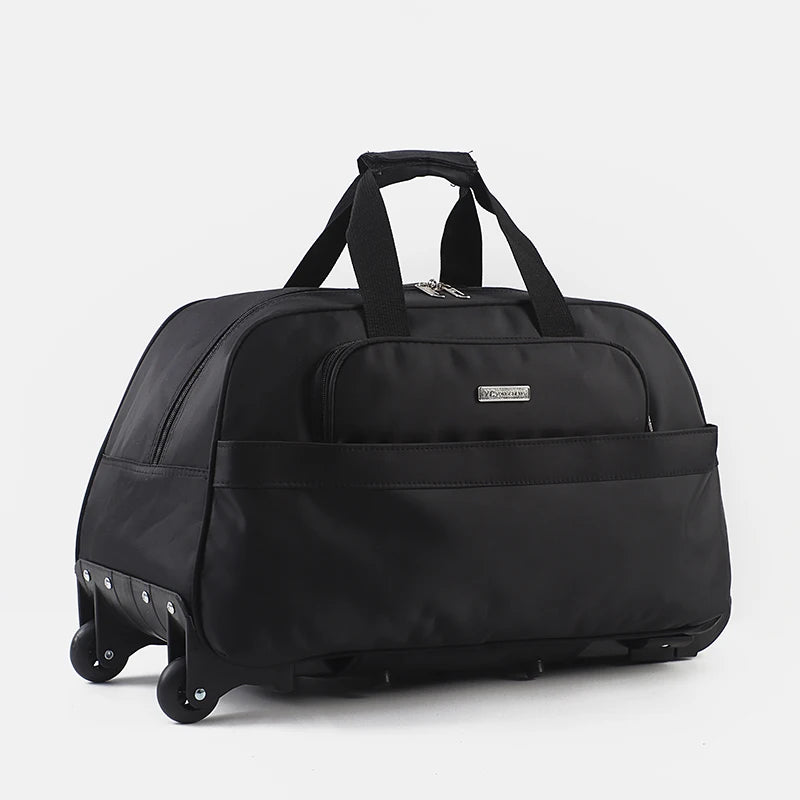 Felemi Large Capacity Rolling Luggage - Waterproof Travel Suitcase with Wheels