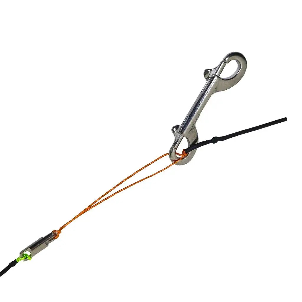 Professional 30M Aluminum Alloy Scuba Diving Finger Reel with Double-Ended Hook