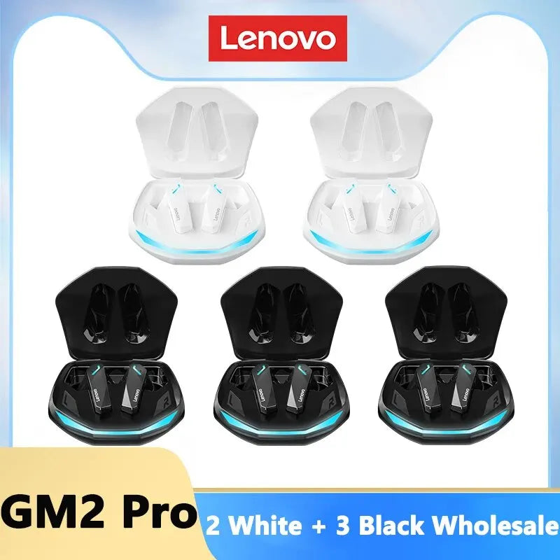 Lenovo GM2 Pro Wireless Gaming Earbuds - Bluetooth 5.3 with Active Noise Cancellation