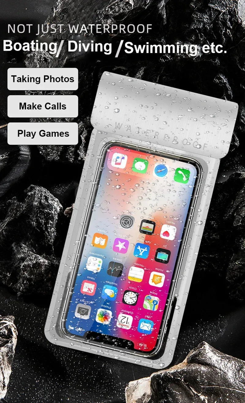 IPX8 Universal Waterproof Phone Case for iPhone 12-16 Series