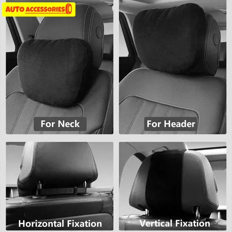 Maybach Design S-Class Car Headrest Pillow - Premium Adjustable Neck Support Cushion