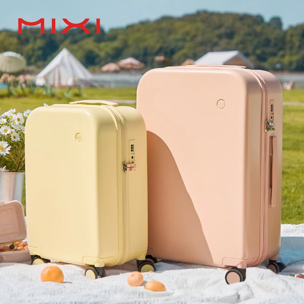 Mixi Hardside Luggage Collection - Premium Travel Suitcase with Spinner Wheels