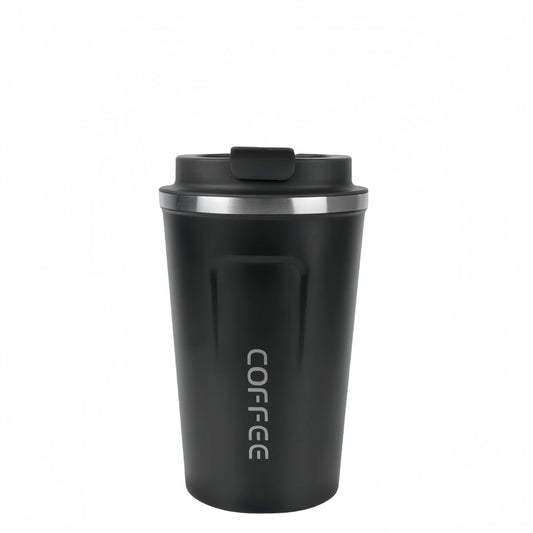 Stainless Steel Insulated Thermos Mug - Leakproof Travel Coffee & Tea Cup (380ml/510ml)