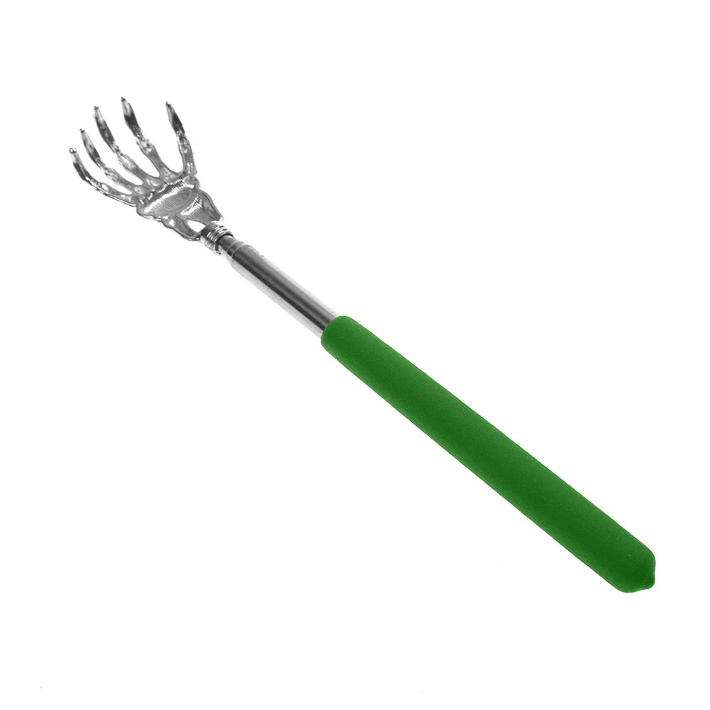 Telescopic Stainless Steel Back Scratcher - Extendable Massage Tool