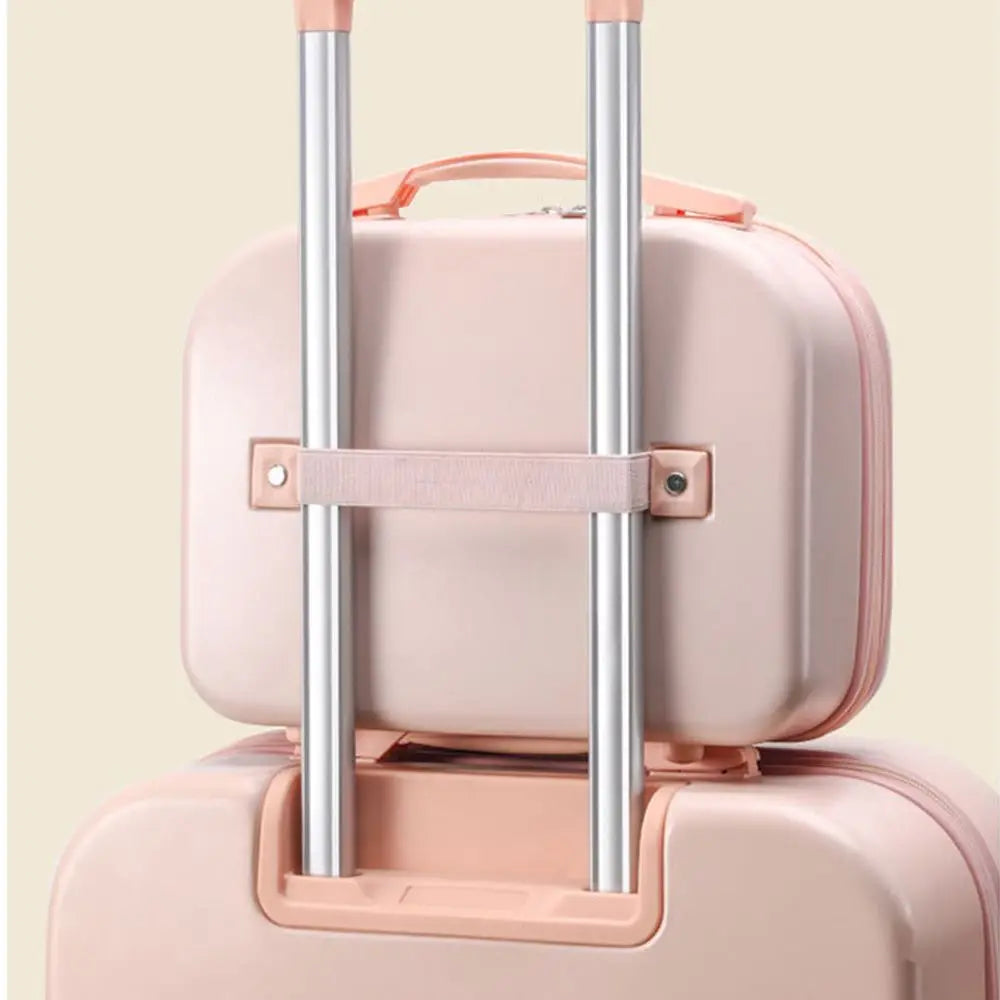 14-Inch Mini Carry-On Suitcase for Women - Travel Luggage & Makeup Case