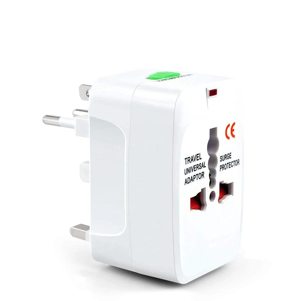 Universal Travel Adapter - All-in-One International Plug with Dual USB & Type-C Ports