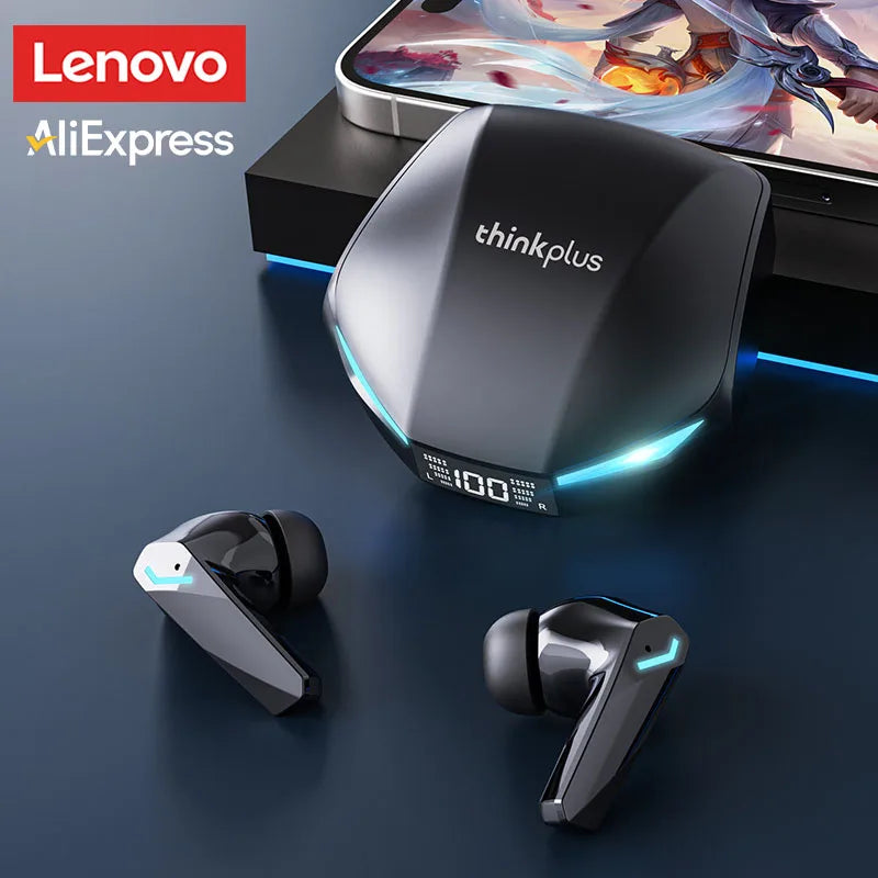 Lenovo GM2 Pro Wireless Gaming Earbuds - Bluetooth 5.3 with Active Noise Cancellation