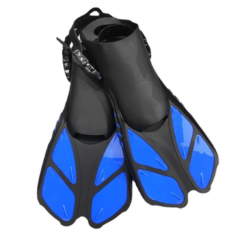 Adult Adjustable Diving Fins - Open Heel Snorkeling Flippers