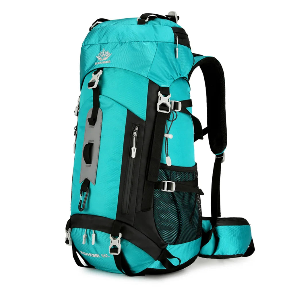 60L Waterproof Hiking Backpack - Large Capacity Mountaineering Pack