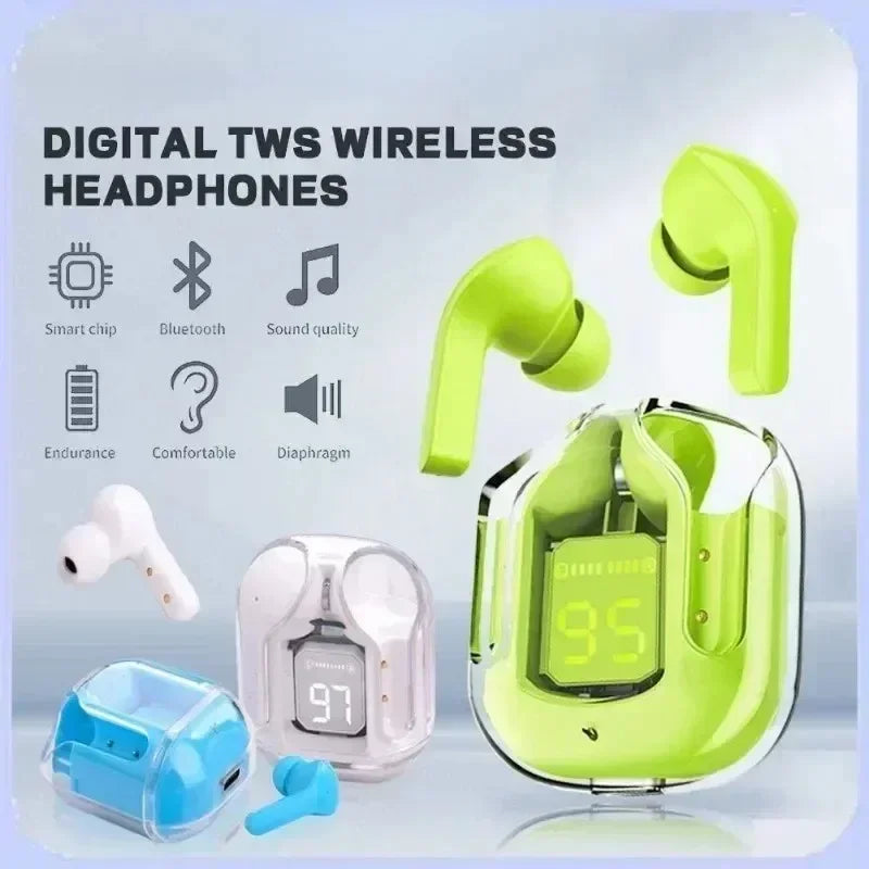 T2 Wireless Bluetooth 5.2 Earbuds - Low Latency Gaming Headphones