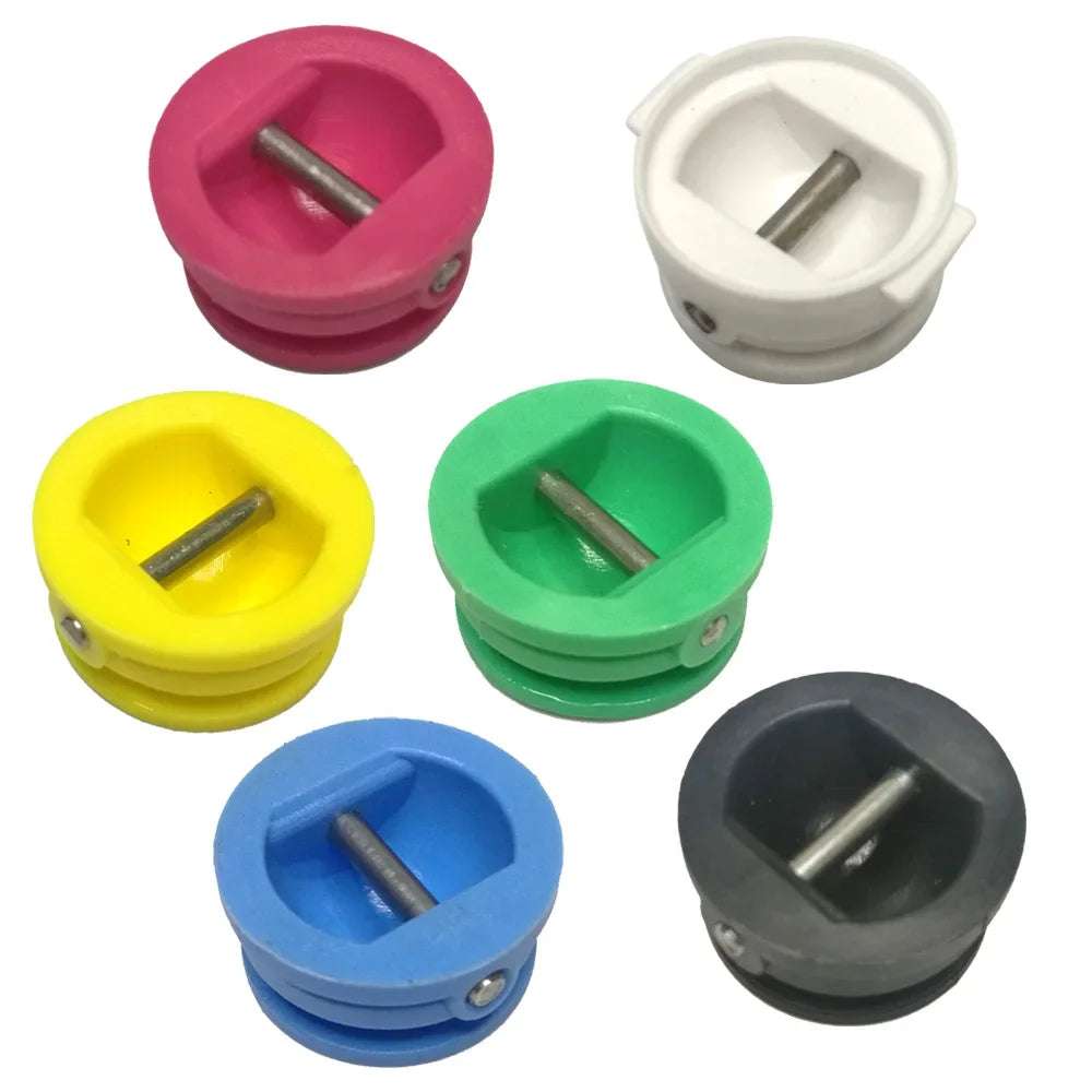 Surfboard Leash Plug Set - 2 Pack Universal Legrope Plugs for Shortboard, Longboard & SUP